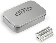ネオジムマグネット ネオジウム磁石 N50 円形 丸型 10x1.5mm ニッケルメッキ 専用ケース付き 科学実験 生…