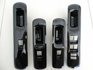 【国内正規純正部品】TOYOTA トヨタ AQUA アクア G's パワーウインドスイッチベース4点セット 他のグレードに流用可能 ブラックメタリック ラメ入り P/W SW NHP10 H23.12〜