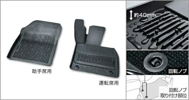 楽天市場】TOYOTA トヨタ純正60系 ハリアー用スノー・レジャー用フロア 