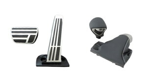 レクサス純正 ESF-SPORT Fスポーツ用純正シフトノブ&シフトブーツ &アルミアクセルペダル&アルミブレーキペダルパット4点セット R3/11改良後ペダル適合他の車種に流用可能トヨタ 80系 ハリア