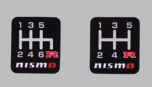 ニッサン 日産コレクションニスモ Nismo シフトノブアルミ製 全商品オープニング価格 カーボンアルミトワイライトメッキ仕上げ Nismoロゴ付5速用 6速用シフトパターンステッカー付ネジサイズ 10mm