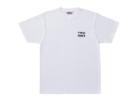 TRD × TOMS半袖 Tシャツ 白左胸 ロゴ入りサイズ：LL ファッションティーアールディ トムスホワイト