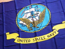 フラッグ　旗　壁 飾り　インテリア　タペストリー　米軍　アメリカ軍放出　ミリタリー　 US NAVY （ディスプレー　スポーツ観戦　応援　サポーター　男前　インテリア　おしゃれ　アメリカン　雑貨）