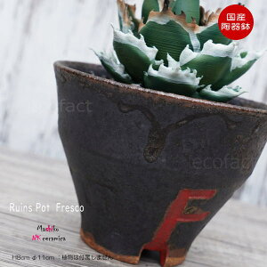 픫 Aؔ  ꌊ vq Ruins Pot Fresco 荂 11cm  | v^[ AKx R[fbNX 򍪐A NK CERAMICA(GkP[Z~J)