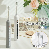 Epeios 電動歯ブラシ Okare! PRO 音波歯ブラシ ソニック 歯ブラシ 替えブラシ 2本 歯間 歯ぐき 汚れ 歯垢…