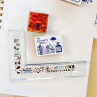 STAMP SCALE eric（スタンプスケール エリック）　はんこ定規 はんこ補助機能定規 スタンプ補助定規 サン…