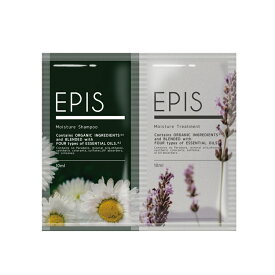 【お試しオーガニックコスメ】EPIS　お試しモイスチュアシャンプー＆トリートメントセット LDK the Beauty A評価獲得 エシカルコレクション オーガニック ヘアケア　濃密泡 シトラスハーバルウッディの香り　1DAY　旅行用　お試し