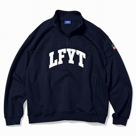 ラファイエット LAFAYETTE LFYT ハーフジップ 黒 スウェット フレンチテリー 裏パイル SKATE スケート LA210509