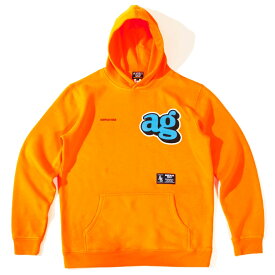 アカプルコゴールド ACAPULCO GOLD パーカー プルオーバー 裏起毛 オレンジ SKATE スケート アメリカ ストリートブランド