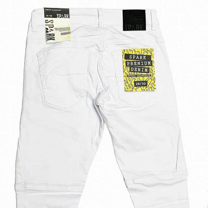 楽天市場】スパークデニム SPARK DENIM スキニー パンツ カーゴ 白 
