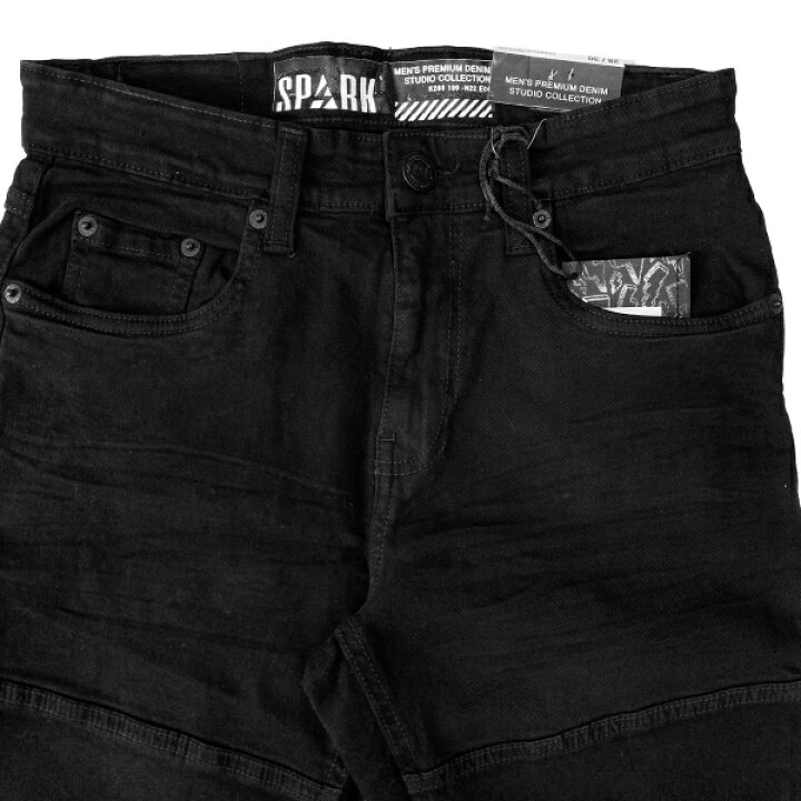 楽天市場】スパークデニム SPARK DENIM スキニー パンツ メンズ 黒 