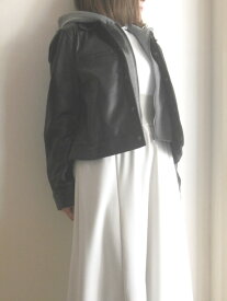 C.C.CROSS シーシークロス羊革 フード付き ライダース ジャケット フード 取り外し可 9号 Mサイズ おしゃれ レディース 送料無料