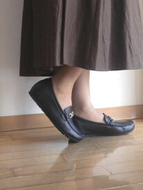 GRANDE INTERNATIONAL グランデ インターナショナル ビットローファー レザー ブラック ホワイト 本革 軽量 日本製 23.0/23.5/24.0 レディース 送料無料