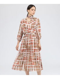 【SALE／20%OFF】ジオメトリックプリント カシュクールワンピース EPOCA エポカ ワンピース・ドレス ワンピース ピンク【RBA_E】【送料無料】[Rakuten Fashion]