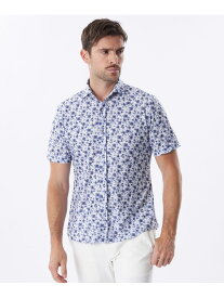 【SALE／25%OFF】フラワープリントメッシュシャツ EPOCA UOMO エポカ トップス シャツ・ブラウス ネイビー ブルー【RBA_E】【送料無料】[Rakuten Fashion]