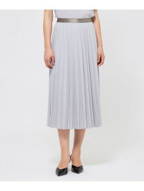 【SALE／50%OFF】ハイツイストポプリン プリーツスカート EPOCA エポカ スカート ロング・マキシスカート ベージュ ネイビー パープル【RBA_E】【送料無料】[Rakuten Fashion]