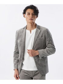 *Safari11月号掲載*【セットアップ対応】別珍ストレッチジャケット EPOCA UOMO エポカ ジャケット・アウター テーラードジャケット・ブレザー グレー ネイビー【送料無料】[Rakuten Fashion]