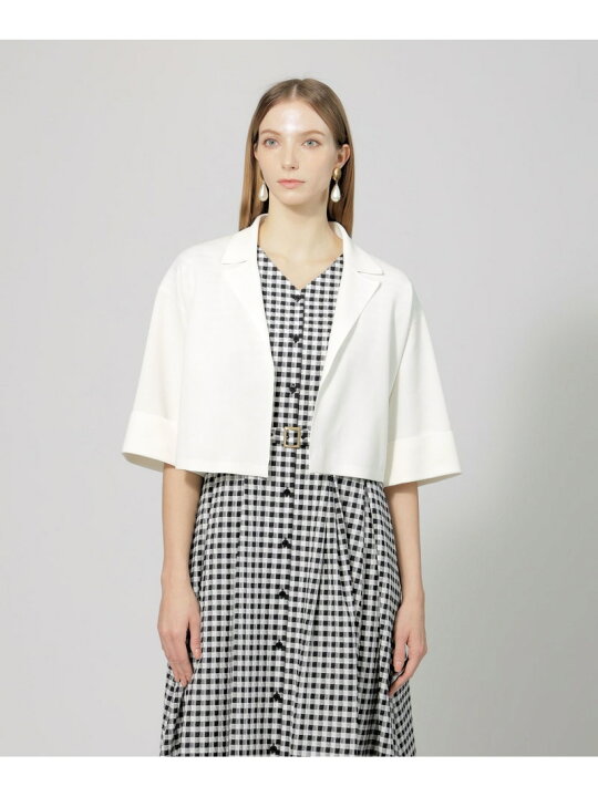 楽天市場】【SALE／50%OFF】ペーパーヤーンニット ショートジャケット 