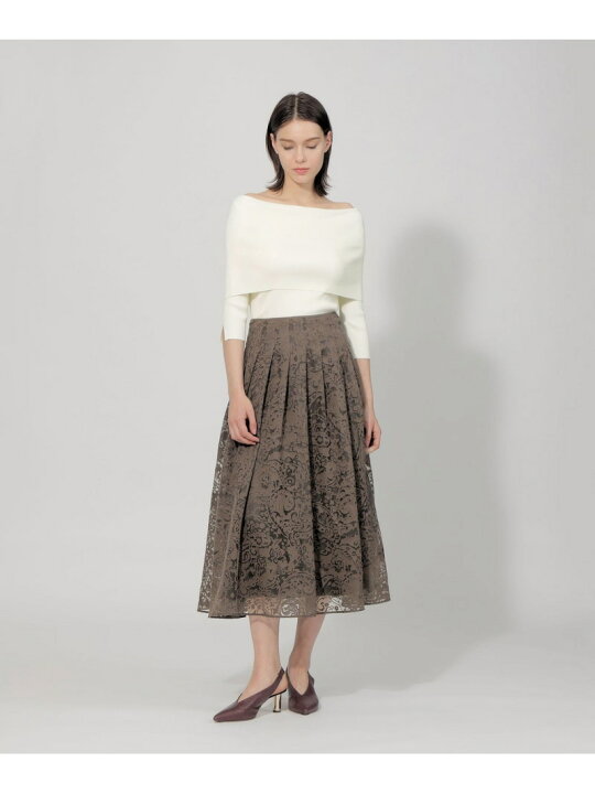 楽天市場】【SALE／30%OFF】コットンストレッチ オフショルダーニット 