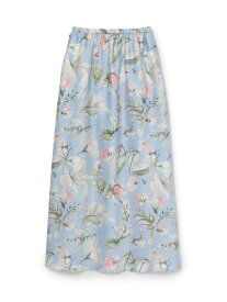 【SALE／20%OFF】【marmors】フラワープリントスカート《WEB&EPOCA THE SHOP店舗限定》 EPOCA エポカ スカート ロング・マキシスカート ホワイト ブルー【RBA_E】【送料無料】[Rakuten Fashion]