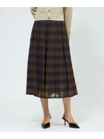 【SALE／20%OFF】【EPOCA STORIA】オンブレーチェックスカート 《WEB&EPOCA THE SHOP店舗限定》 EPOCA エポカ スカート その他のスカート ベージュ【RBA_E】【送料無料】[Rakuten Fashion]