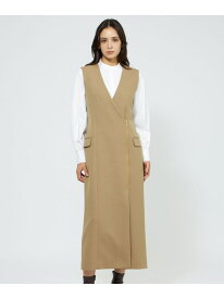 【SALE／20%OFF】【EPOCA STORIA】2wayジレワンピース《WEB&EPOCA THE SHOP店舗限定》 EPOCA エポカ ワンピース・ドレス ワンピース ブラウン グレー【RBA_E】【送料無料】[Rakuten Fashion]