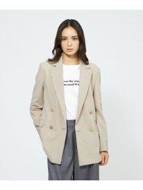 【SALE／50%OFF】【EPOCA STORIA】ドライトロピカル ダブルブレストジャケット《WEB&EPOCA THE SHOP店舗限定》 EPOCA エポカ ジャケット・アウター テーラードジャケット・ブレザー ベージュ【RBA_E】【送料無料】[Rakuten Fashion]