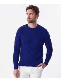 スーピマコットンニット EPOCA UOMO エポカ トップス ニット ブルー グレー ブラック【送料無料】[Rakuten Fashion]