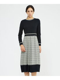 【SALE／30%OFF】アセテートナイロンジャカード ニットワンピース EPOCA エポカ ワンピース・ドレス ワンピース ブラウン【RBA_E】【送料無料】[Rakuten Fashion]