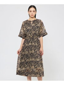 【SALE／50%OFF】【VERY NaVY2025年6月号掲載】フラワーサラサボイル ギャザードレス EPOCA エポカ ワンピース・ドレス ワンピース ネイビー レッド【RBA_E】【送料無料】[Rakuten Fashion]