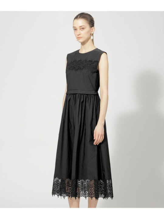 楽天市場】【SALE／50%OFF】レースコンビタフタドレス EPOCA エポカ  