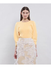 【SALE／60%OFF】【La maglia】 ギャザースリーブニットプルオーバー EPOCA エポカ トップス ニット オレンジ ホワイト ネイビー【RBA_E】【送料無料】[Rakuten Fashion]