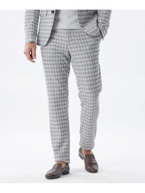 【SALE／40%OFF】【PRIMA COLLECTION】【セットアップ着用可】千鳥ジャカードリネンミックスパンツ EPOCA UOMO エポカ パンツ スラックス・ドレスパンツ グレー【RBA_E】【送料無料】[Rakuten Fashion]