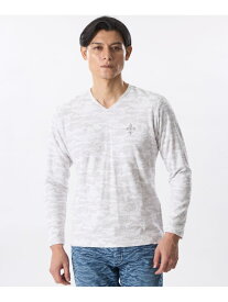 【SALE／58%OFF】【PRIMA COLLECTION】ランダムパイルカモフラロンT EPOCA UOMO エポカ トップス カットソー・Tシャツ グレー【RBA_E】【送料無料】[Rakuten Fashion]