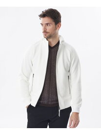 ジオメブリスターカットソーブルゾン EPOCA UOMO エポカ トップス その他のトップス ホワイト ネイビー【送料無料】[Rakuten Fashion]