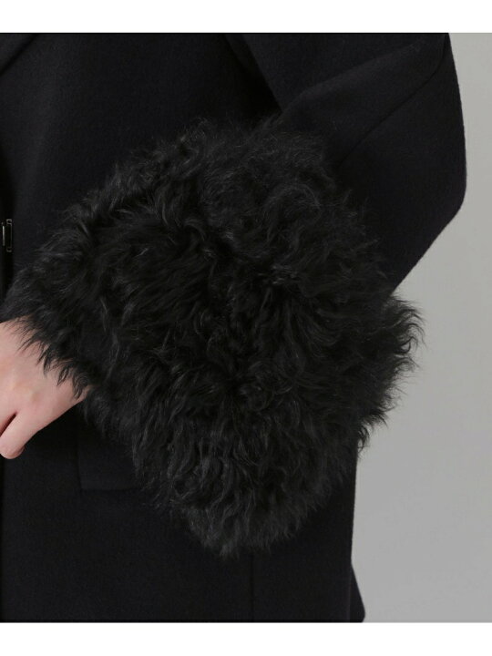 楽天市場】【SALE／50%OFF】ムートンコンビ ウールコート EPOCA エポカ  