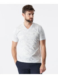 【SALE／20%OFF】クラックカモフラVネックカットソー EPOCA UOMO エポカ トップス カットソー・Tシャツ ネイビー グレー【RBA_E】【送料無料】[Rakuten Fashion]