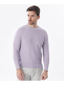 スプリングジグザグニット EPOCA UOMO エポカ トップス ニット ブラック ホワイト パープル【送料無料】[Rakuten Fashion]