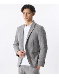 【SALE／16%OFF】【セットアップ対応】ストライプ中わたジャケット EPOCA UOMO エポカ ジャケット・アウター その他のジャケット・アウター グレー ブラック【RBA_E】【送料無料】[Rakuten Fashion]