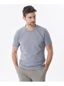 【セットアップ対応】ウェーブワッフルカットソー EPOCA UOMO エポカ トップス カットソー・Tシャツ パープル ブラック ホワイト【送料無料】[Rakuten Fashion]