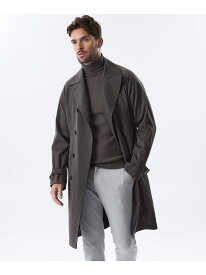 【SALE／50%OFF】ダブルブレストウールミックスコート EPOCA UOMO エポカ ジャケット・アウター トレンチコート ブラック ブラウン【RBA_E】【送料無料】[Rakuten Fashion]