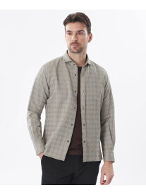 ボタニカルジャカードシャツ EPOCA UOMO エポカ トップス シャツ・ブラウス グリーン ブラック【送料無料】[Rakuten Fashion]