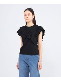 【WEB&一部店舗限定】フリルレイヤーコンビ デザインカットソー EPOCA エポカ トップス カットソー・Tシャツ ベージュ ホワイト【送料無料】[Rakuten Fashion]