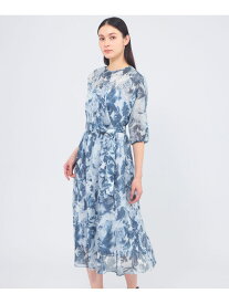 フィオーレローンプリント カシュクールワンピース EPOCA エポカ ワンピース・ドレス ワンピース ブルー【送料無料】[Rakuten Fashion]