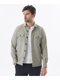ミニワッシャーシャツ EPOCA UOMO エポカ トップス その他のトップス ネイビー ベージュ【送料無料】[Rakuten Fashion]