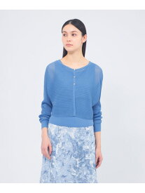 レイヤードアンサンブルニット EPOCA エポカ トップス ニット ブルー ホワイト ネイビー【送料無料】[Rakuten Fashion]