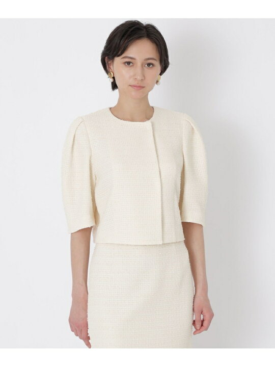 楽天市場】【SALE／60%OFF】コットンナイロンツイード ジャケット 