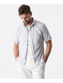 編み柄シャツ EPOCA UOMO エポカ トップス シャツ・ブラウス ネイビー グレー【送料無料】[Rakuten Fashion]