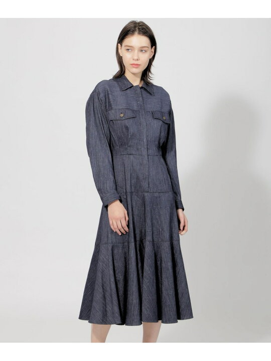 楽天市場】【SALE／40%OFF】リネンレーヨンストレッチ シャツカラー 