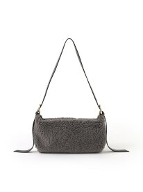 【SALE／20%OFF】【VIOLAd'ORO】エコファーショルダーバッグ《WEB&EPOCA THE SHOP店舗限定》 EPOCA エポカ バッグ ショルダーバッグ グレー ブラウン【RBA_E】【送料無料】[Rakuten Fashion]